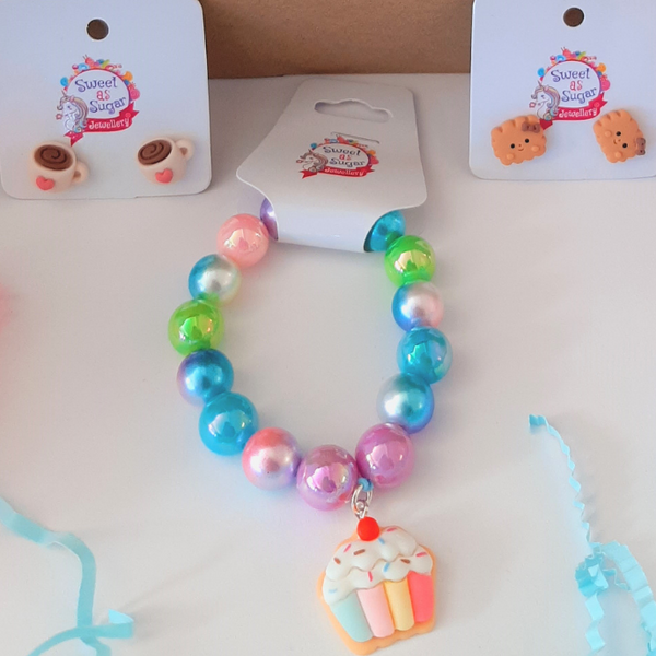 Sweet As Sugar Jewellery - Cupcake Bracelet