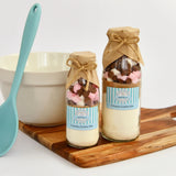 Our 10th Celebration Cookie Mix in a bottle. Makes 6 or 12 delicious cookies