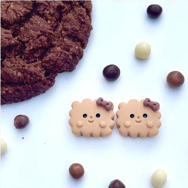 BAKING ACCESSORIES - Sweet As Sugar Jewellery - Cookie Stud Earrings
