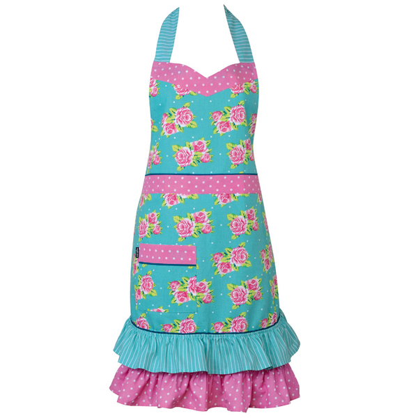 Vintage Rose Bakers Apron