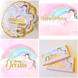 PARTY FAVOURS - UNICORN Themed "Take & Bake" Cookie Mix Gifts