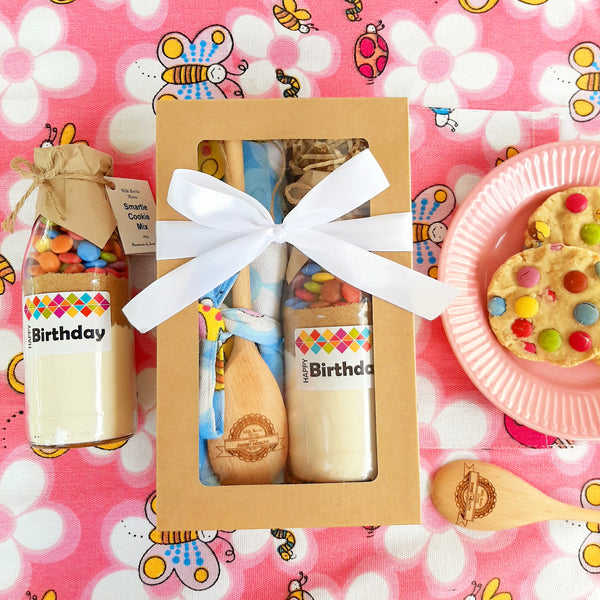 Baking Box - Smartie Happy Birthday - Butterflies Apron