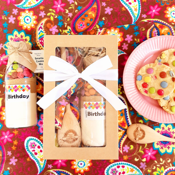 Baking Box - Smartie Happy Birthday - Vibrant Pattern Apron