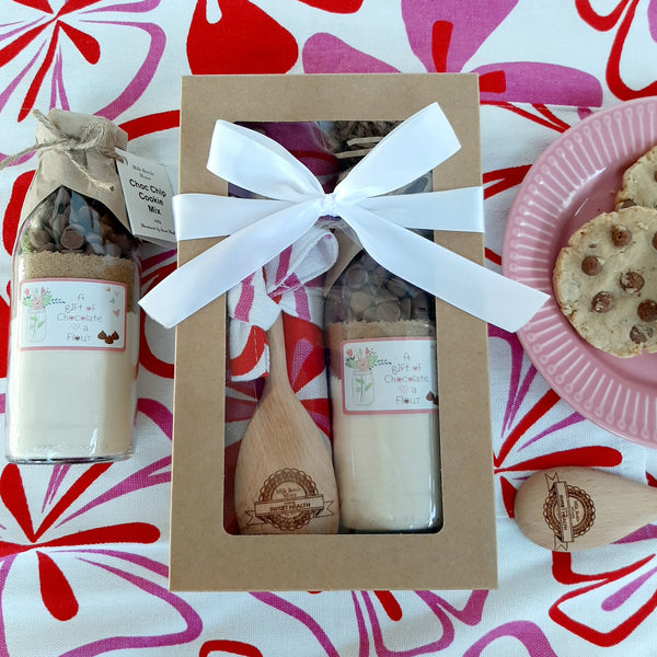 Baking Box - Cheeky Pun - Red & Pink Apron