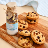 White Choc WHEAT FREE Cookie Mix. Makes 6 or 12 fun & easy cookies using Gluten Free Flour