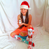 CHRISTMAS - Baking In Socks Bundle (Santa & Snowman). MadMia Socks plus Christmas Cookie Mix.