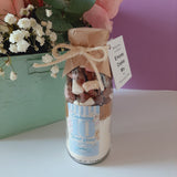 ZZZ Our 10th Celebration Cookie Mix in a bottle. Makes 6 or 12 delicious cookies