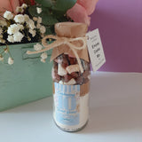 Our 10th Celebration Cookie Mix in a bottle. Makes 6 or 12 delicious cookies