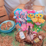 EASTER - Baking In Socks Bundle (Cheeky Chicks). MadMia Socks plus Easter Friends Hot Choc Drink Mix.