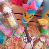 EASTER - Baking In Socks Bundle (Cheeky Chicks). MadMia Socks plus Easter Friends Hot Choc Drink Mix.