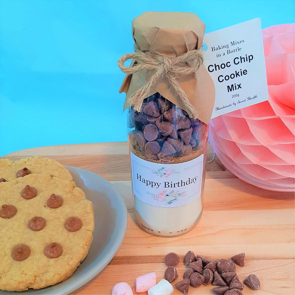 HAPPY Birthday FLORAL Cookie OR Hot Chocolate Mix. Makes the sweetest birthday gift.
