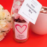 VALENTINE'S Day Hot Chocolate Drink Mix - Sweet | Love | Perfect. Makes 6 or 12 delicious cookies