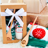 CHRISTMAS COOKIE MIX & TEA TOWEL BOX