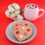 VALENTINE'S Day GIFT PACK - Sweet | Love | Perfect. Makes 6 delicious cookies & 2 mugs decadent hot chocolate