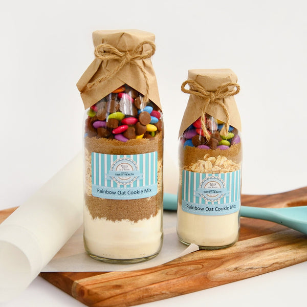 SIGNATURE RAINBOW OAT Cookie Mix - Crunchy | Chewy | OMG. Makes 6 or 12 fun & easy cookies