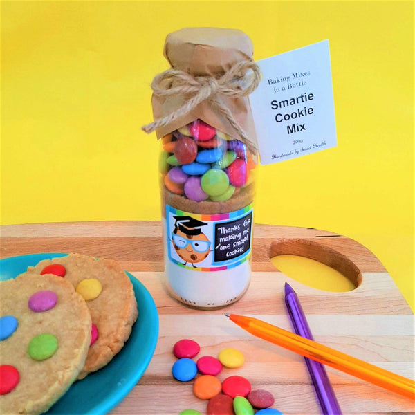 Teacher Appreciation SMART Cookie Mix. Makes 6 or 12 fun & easy Smartie cookies