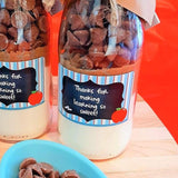 Teacher Appreciation SWEET Cookie Mix. Makes 6 or 12 fun & tasty Choc Chip cookies